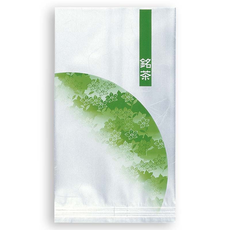 50～100gｱﾙﾐ平袋 銘茶 （草）　旧6580