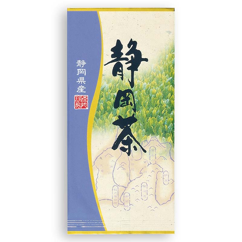 100gｱﾙﾐNY平袋 静岡茶 （藤）　旧6567