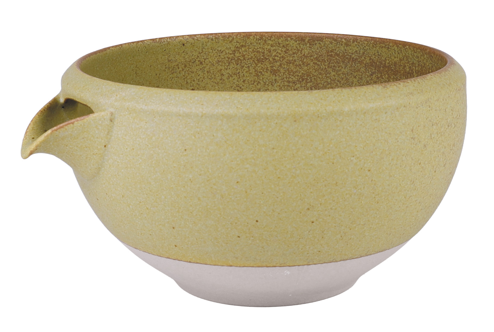 片口抹茶碗 pourイエロー