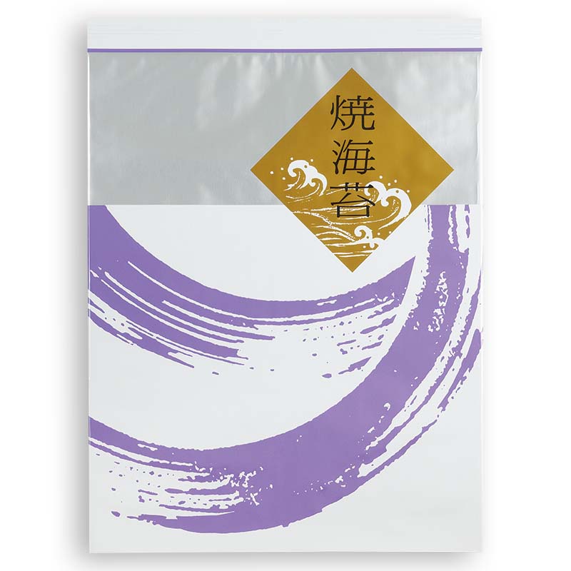 焼のりｱﾙﾐ平袋 藤 （AG-53）　旧2738