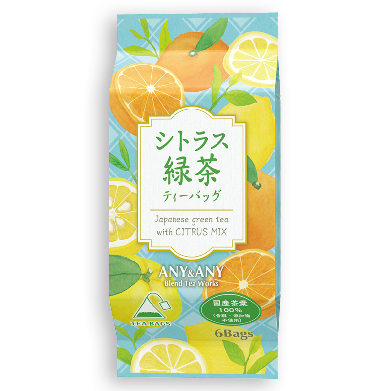 ＜食品＞ANY シトラス緑茶 ＴＢ×6個入