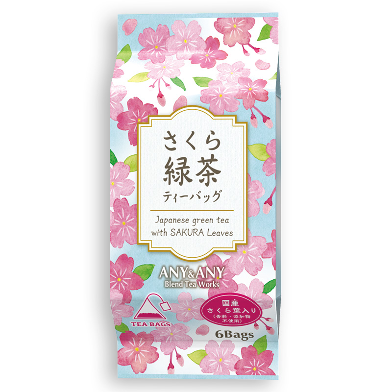 ＜食品＞ANY さくら緑茶 ＴＢ×6個入
